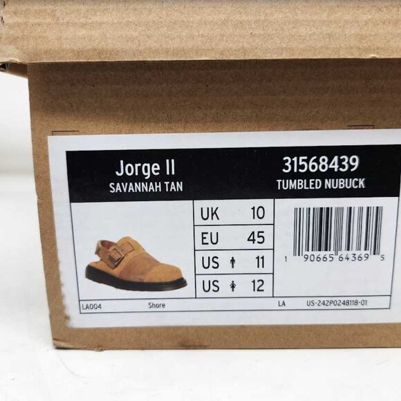 New men\'s US 11 Dr. Martens Jorge II slip on mules shoes Savannah Tan 31568439 main image 4